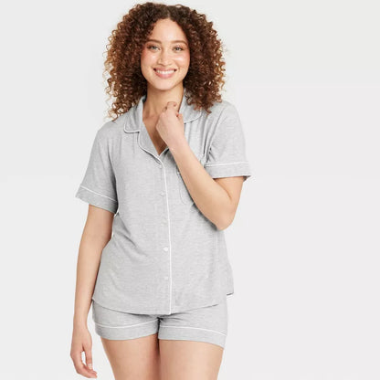 Cloud Knit Short Sleeve Modal Pajama Set