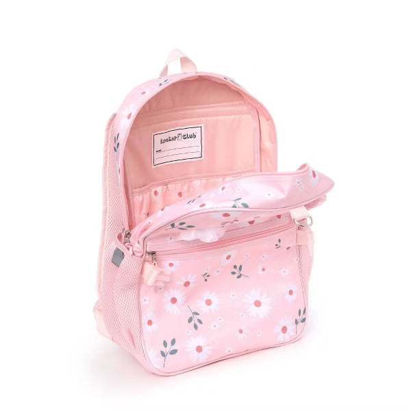 Locker Club Backpack Set with Lunch Box and Headphones - Flower
