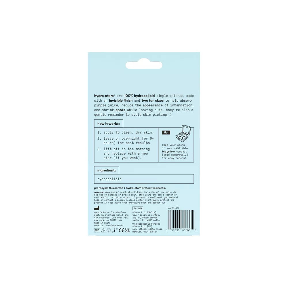 Hydro-Stars Clear Facial Pimple Patch Refill - 32ct