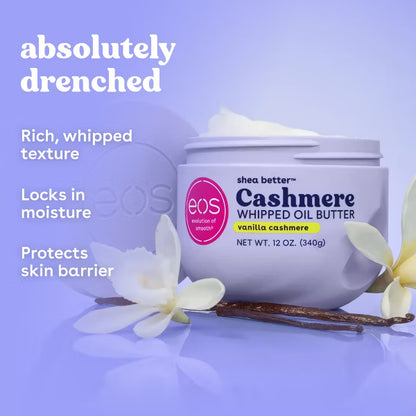 Shea Better Cashmere Whipped Oil Butter - Vanilla - 10oz