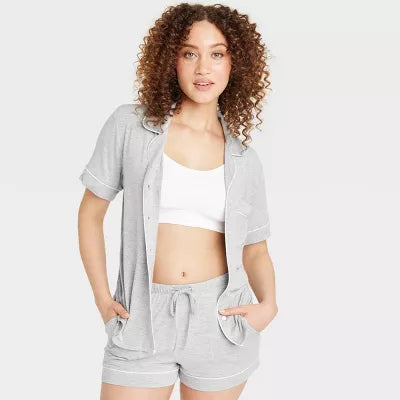 Cloud Knit Short Sleeve Modal Pajama Set