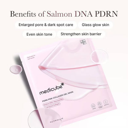 PDRN Pink Collagen Gel Face Mask Korean Skincare