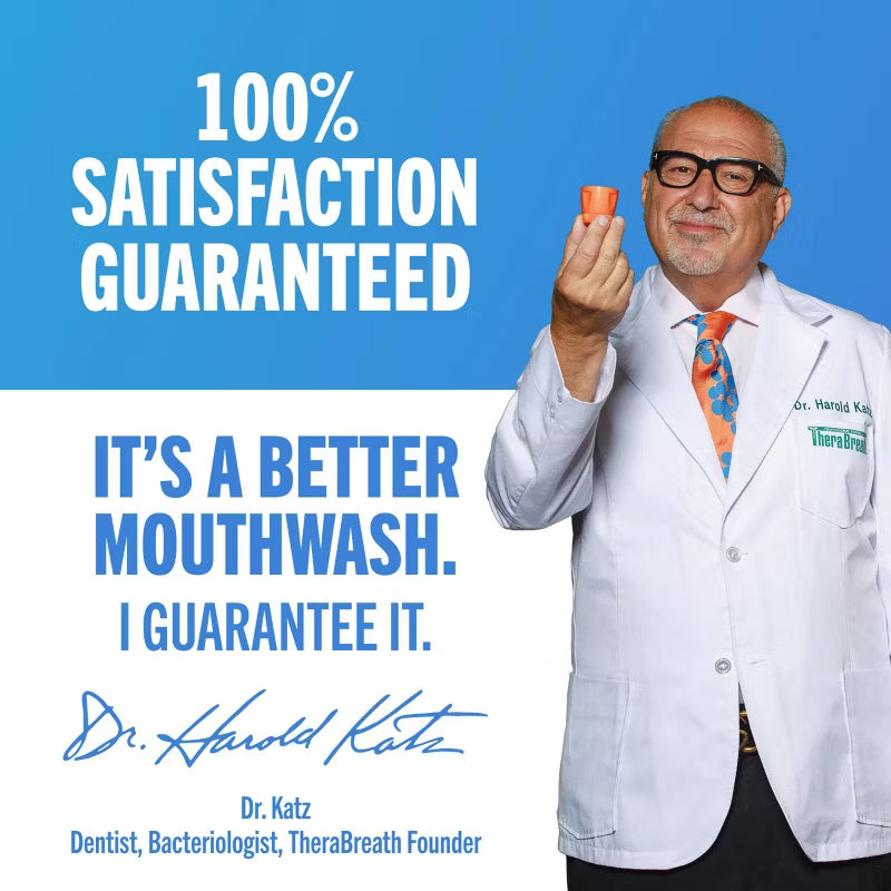 TheraBreath Fresh Breath Mouthwash Alcohol-Free - Icy Mint