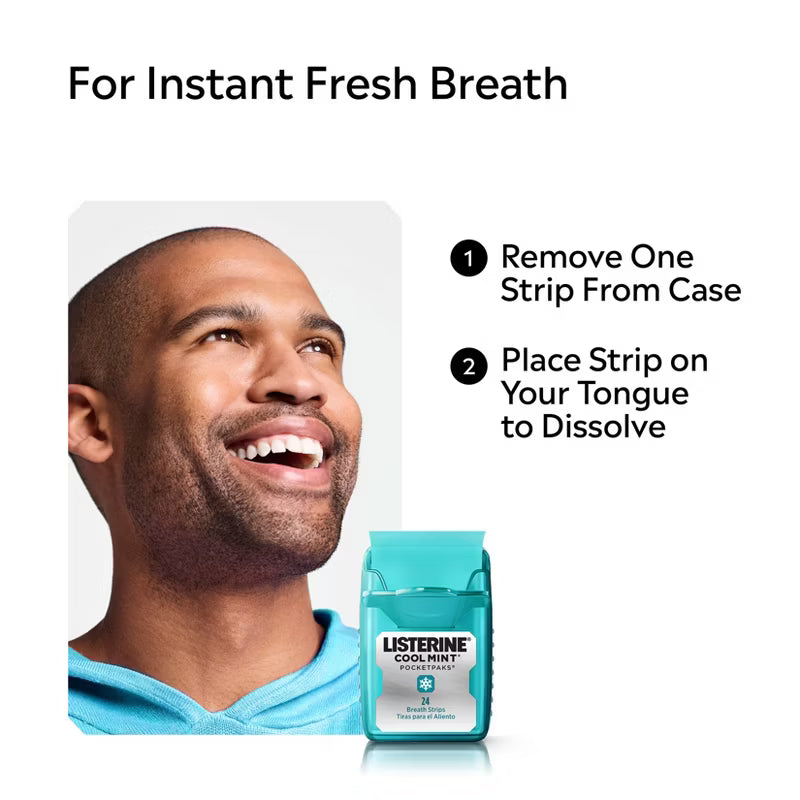 Cool Mint PocketPaks Portable Fresh Breath Strips