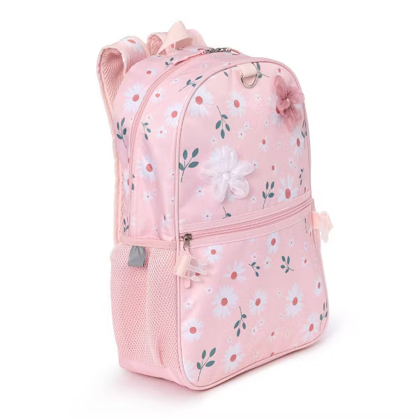 Locker Club Backpack Set with Lunch Box and Headphones - Flower
