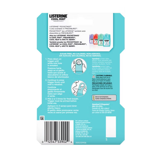 Cool Mint Pocketmist Oral Care Mist to Get Rid of Bad Breath