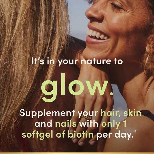 Nature's Bounty Biotin 10000mcg Dietary Supplement Softgels - 120ct