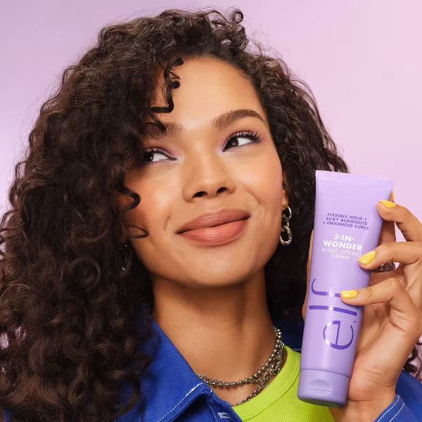 Hair 3-in-Wonder Magic Styling Cream - Flexible Hold + Silky Blowouts + Enhanced Curls - 5 fl oz