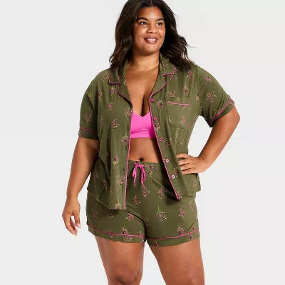 Cloud Knit Short Sleeve Modal Pajama Set