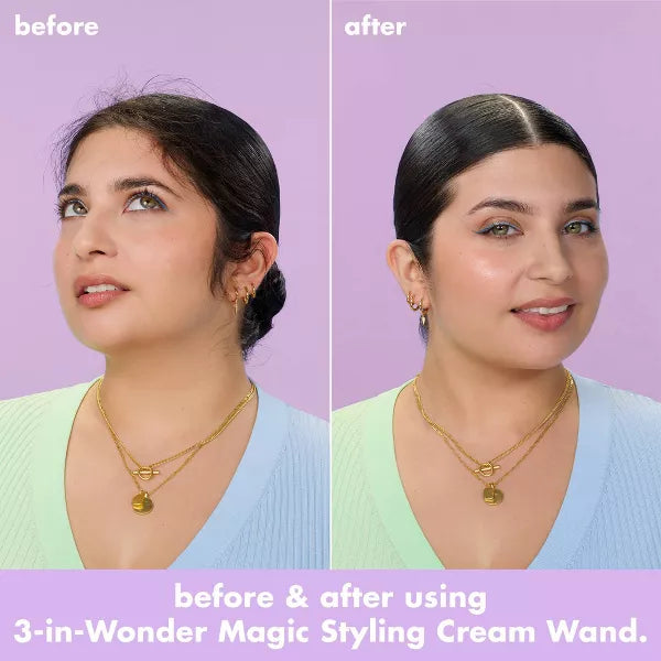 Hair 3-in-Wonder Magic Styling Cream Wand - Smooth Frizz + Slick Flyaways