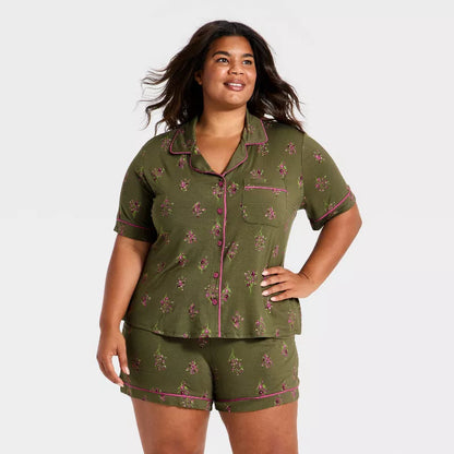Cloud Knit Short Sleeve Modal Pajama Set