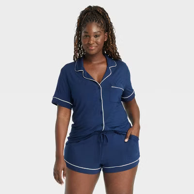 Cloud Knit Short Sleeve Modal Pajama Set