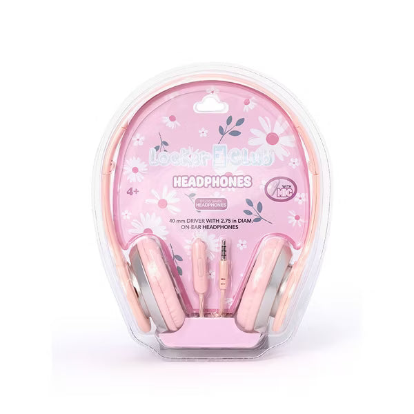 Locker Club Backpack Set with Lunch Box and Headphones - Flower