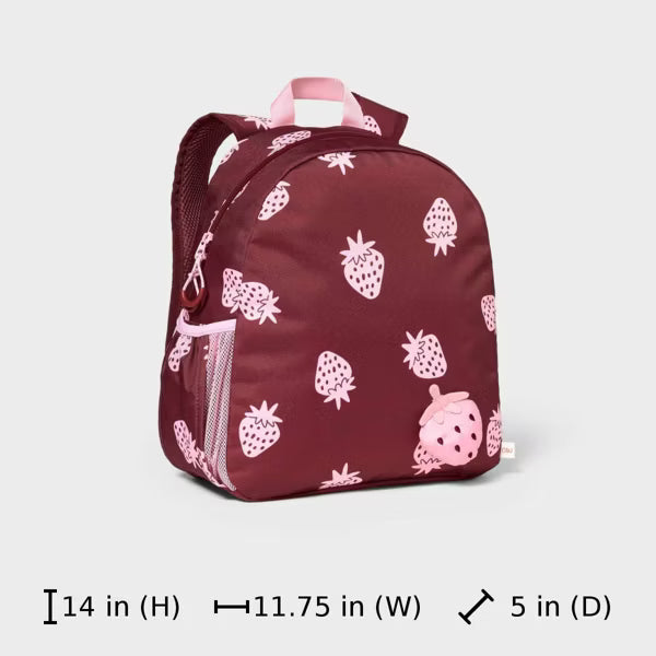 Toddler 14" Backpack - Cat & Jack™ Strawberry