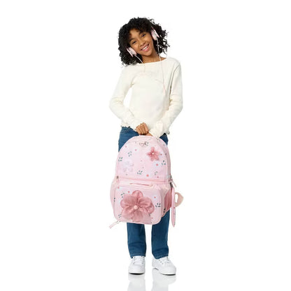 Locker Club Backpack Set with Lunch Box and Headphones - Flower