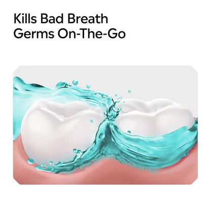 On-The-Go Alcohol-Free Cool Mint Mouthwash Packets