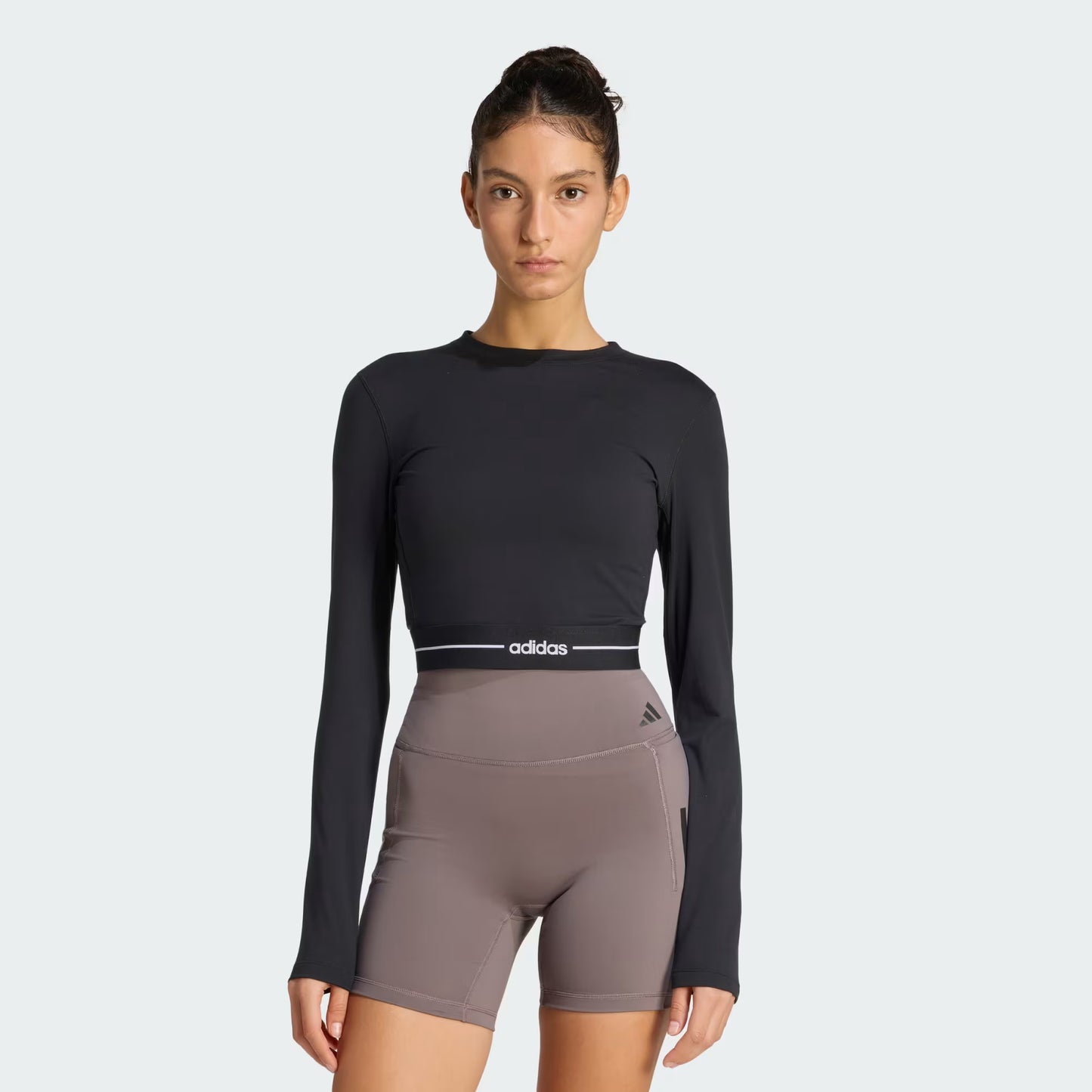Hyperglam Cropped Long Sleeve T-Shirt