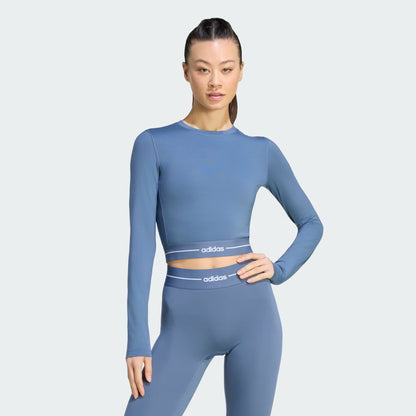 Hyperglam Cropped Long Sleeve T-Shirt
