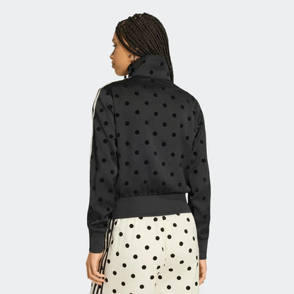 SATIN POLKA DOTS TT Track Top