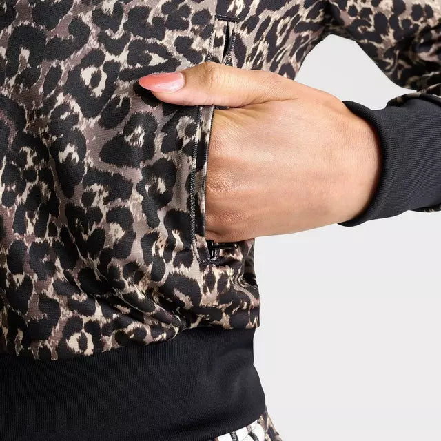 Firebird Leopard Print Track Jacket