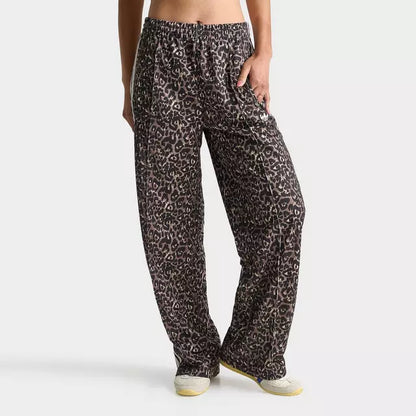 Raglan Leopard Firebird Oversized Track Pants