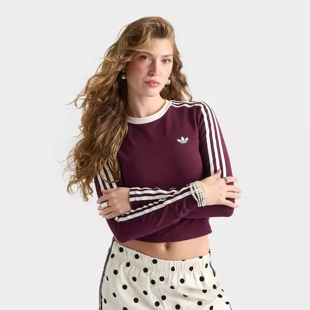 3-Stripes Slim Long-Sleeve T-Shirt