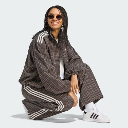 LOOSE CHECK TRACK PANTS