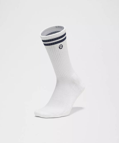 Unisex Daily Essential Crew Socks Stripe