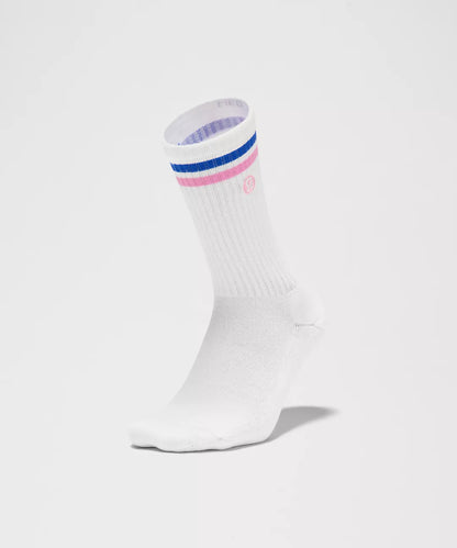 Unisex Daily Essential Crew Socks Stripe