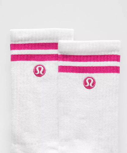 Unisex Daily Essential Crew Socks Stripe