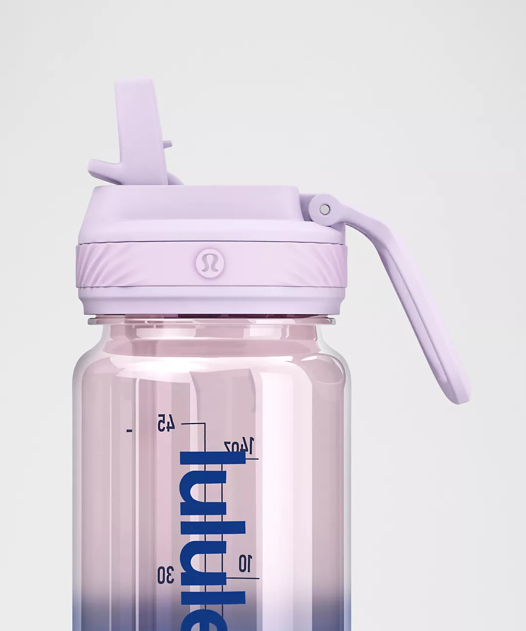 Back to Life Clear Bottle 18oz Straw Lid Ombre