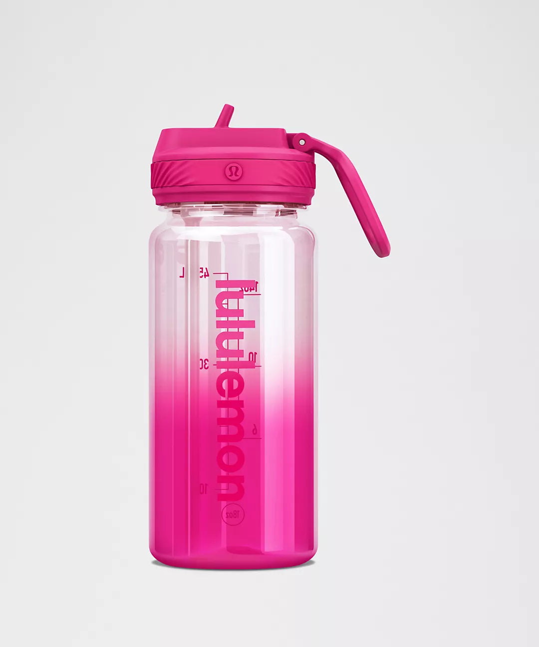 Back to Life Clear Bottle 18oz Straw Lid Ombre