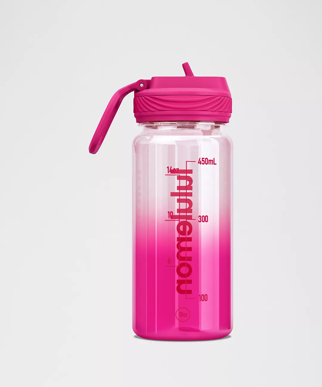Back to Life Clear Bottle 18oz Straw Lid Ombre