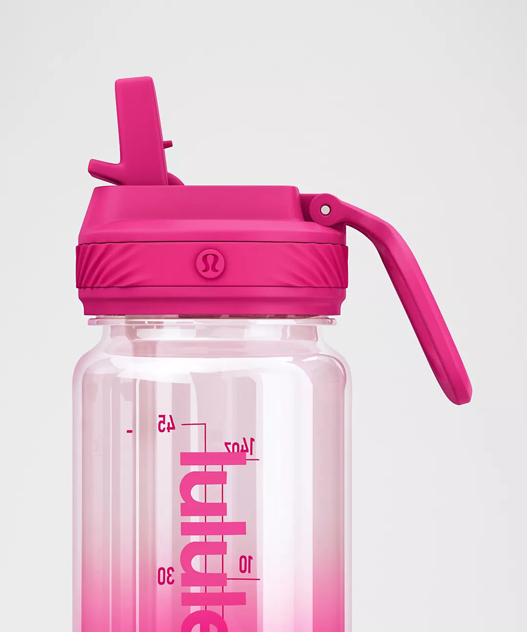 Back to Life Clear Bottle 18oz Straw Lid Ombre