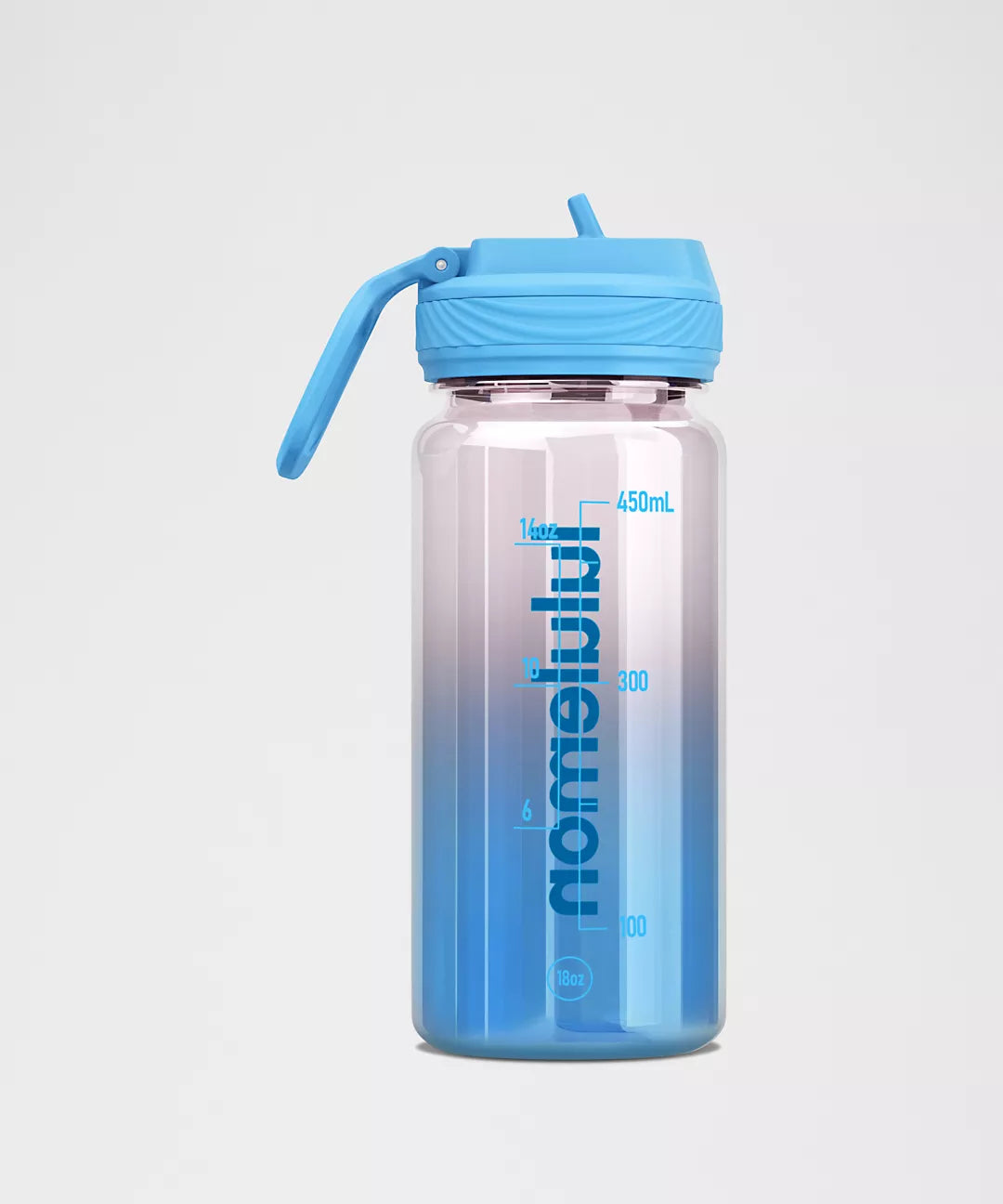 Back to Life Clear Bottle 18oz Straw Lid Ombre