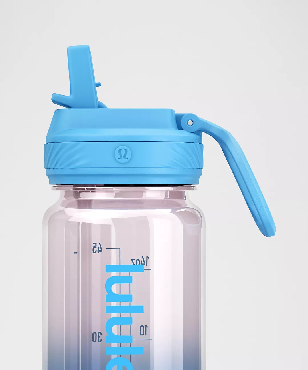 Back to Life Clear Bottle 18oz Straw Lid Ombre