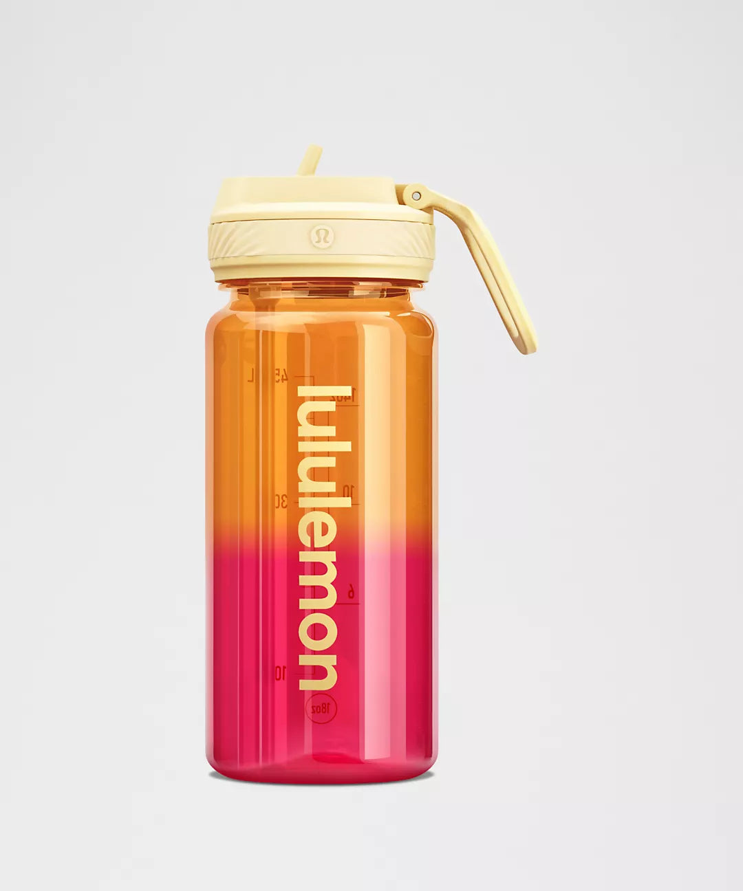 Back to Life Clear Bottle 18oz Straw Lid Ombre