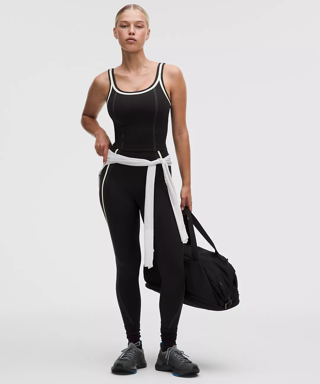 Glow Up Tank Top Medium Support, C/D Cup Pipe Detail