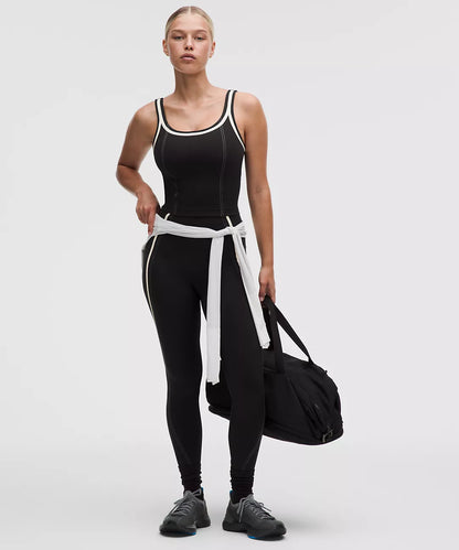 Glow Up Tank Top Medium Support, C/D Cup Pipe Detail