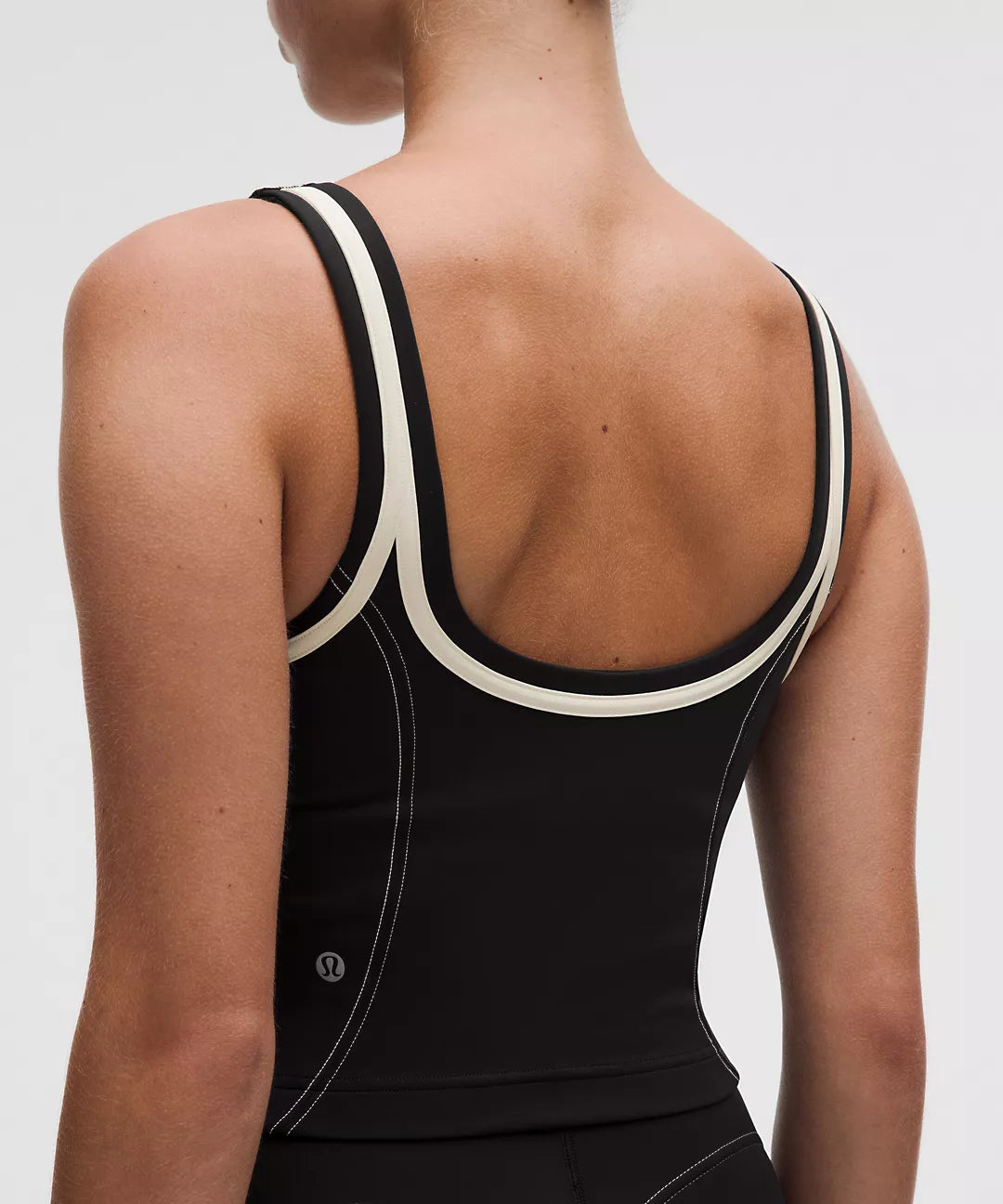 Glow Up Tank Top Medium Support, C/D Cup Pipe Detail
