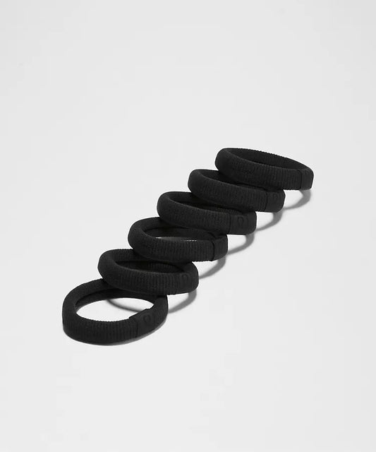 Knit Hair Ties 6 Pack