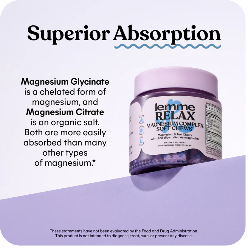 Lemme Relax Magnesium Soft Chews