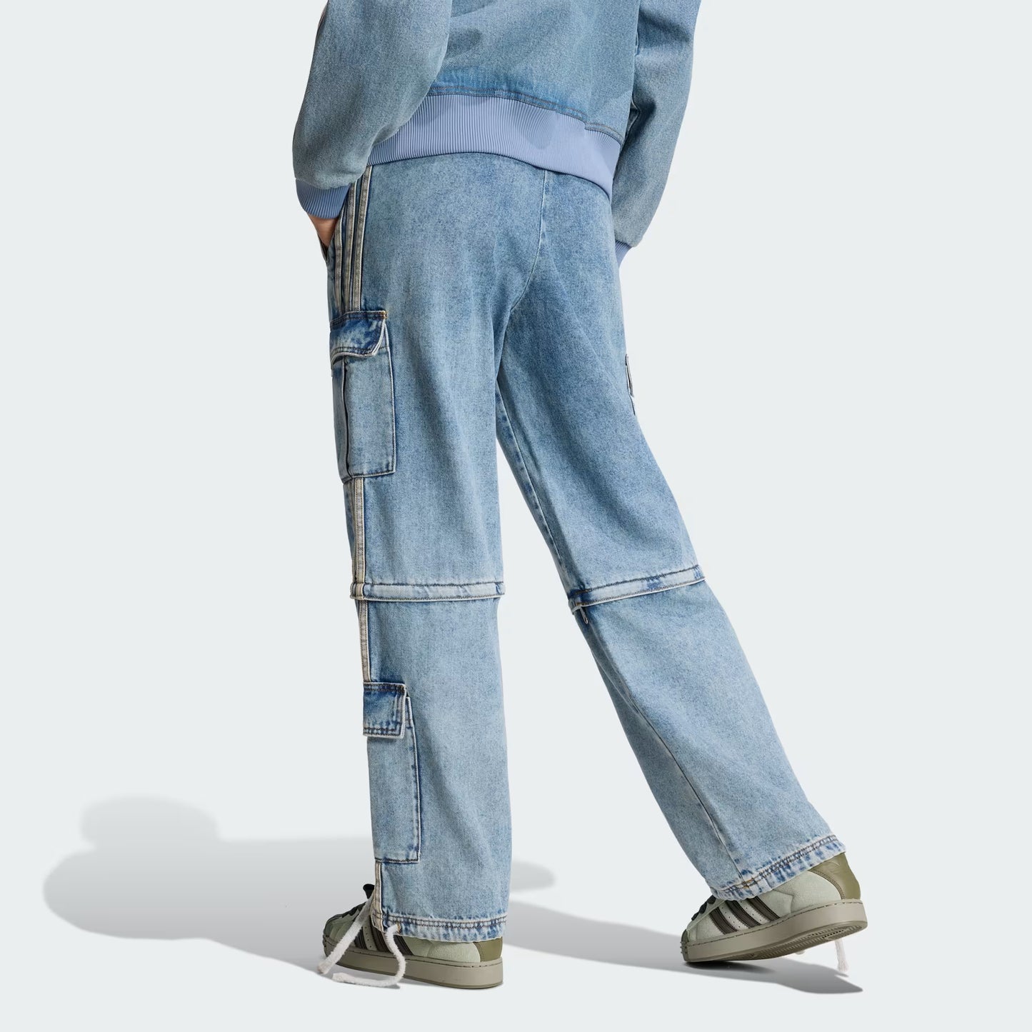 MID RISE 2-IN-1 DENIM PANT