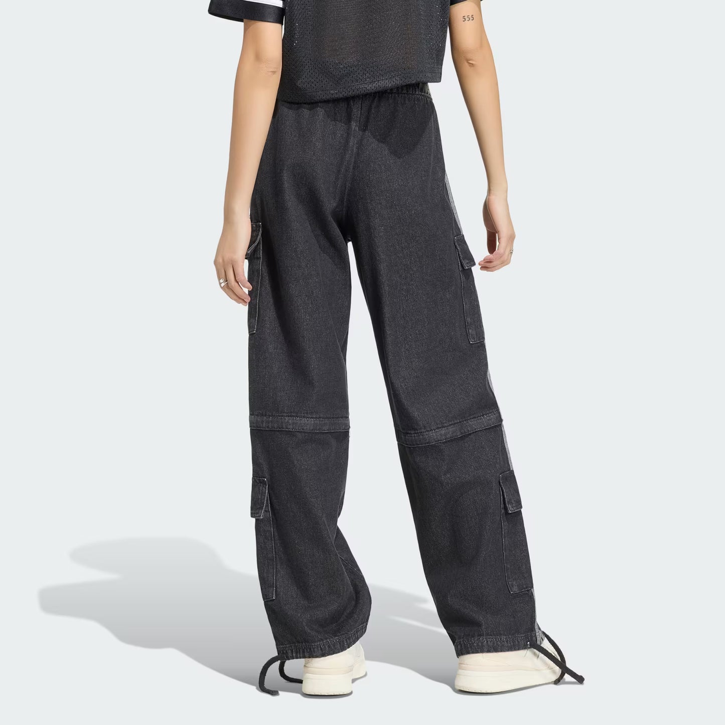 MID RISE 2-IN-1 DENIM PANT