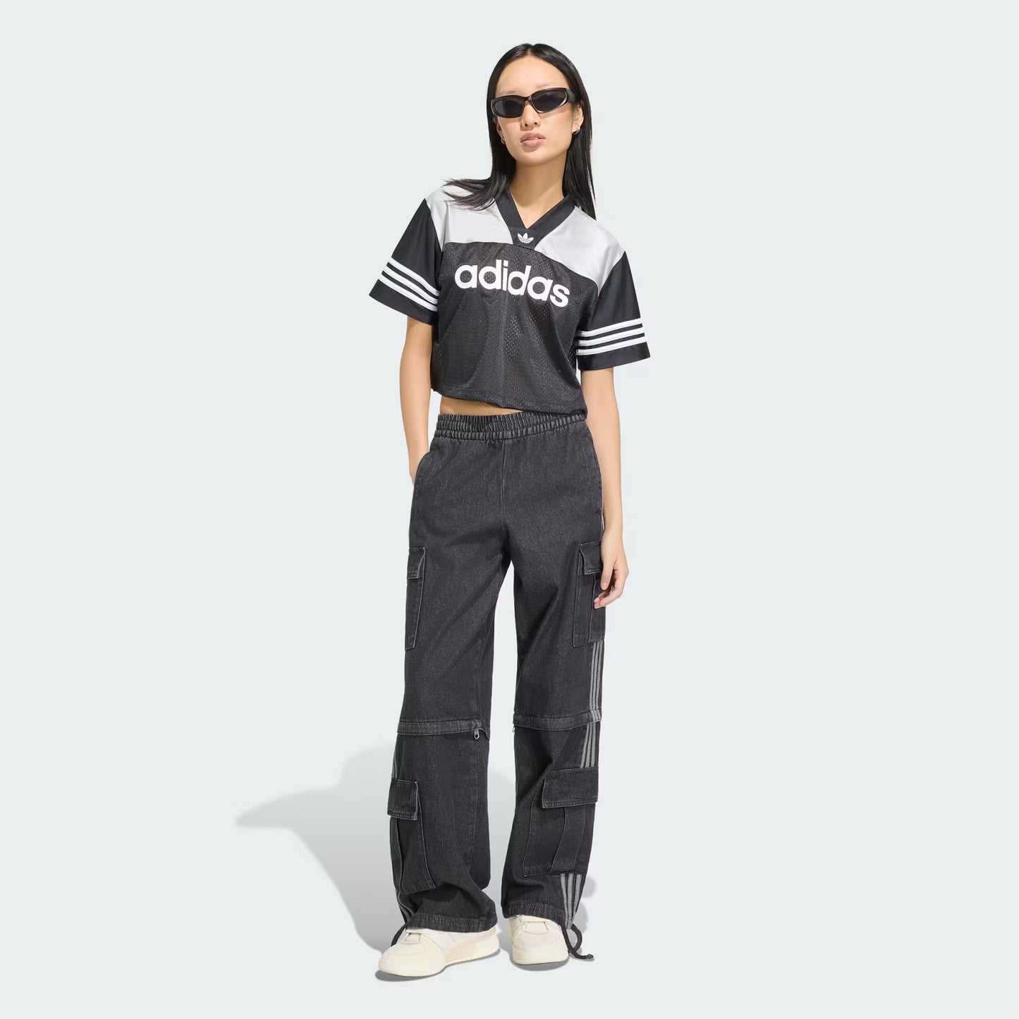 MID RISE 2-IN-1 DENIM PANT