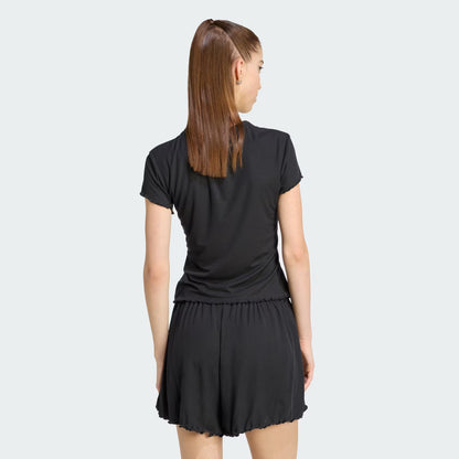 ESSENTIALS SCALLOPED EDGE BABY TEE