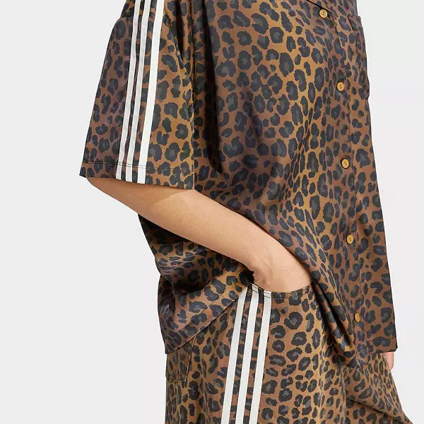 Animal Print Satin Shirt
