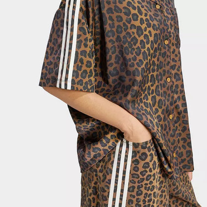 Animal Print Satin Shirt