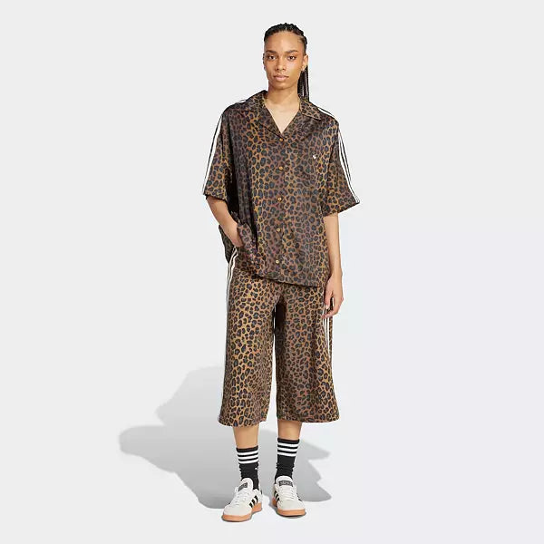 Animal Print Satin Shirt