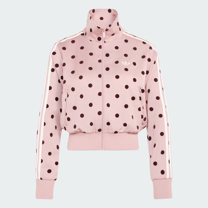 SATIN POLKA DOTS TT Track Top